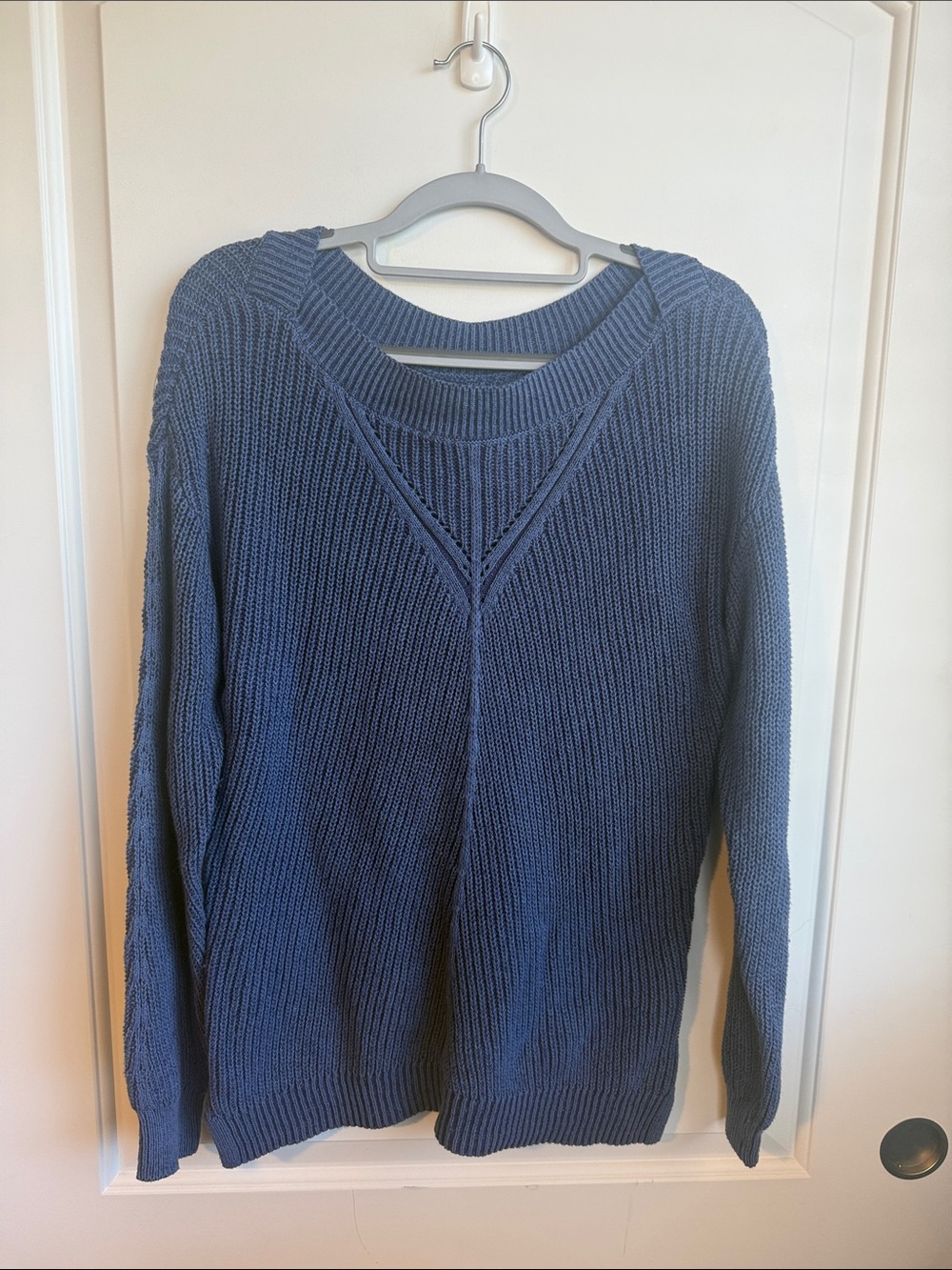 Maurices Navy Blue Crewneck Knit Sweater